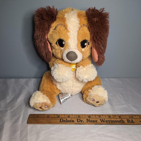 Disney Lady And The Tramp Plush Babies Cocker Spaniel Puppy Dog Stuffed Animal - Picture 10 of 10